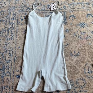 athletic material romper